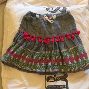 Girls XS cat & jack skirt